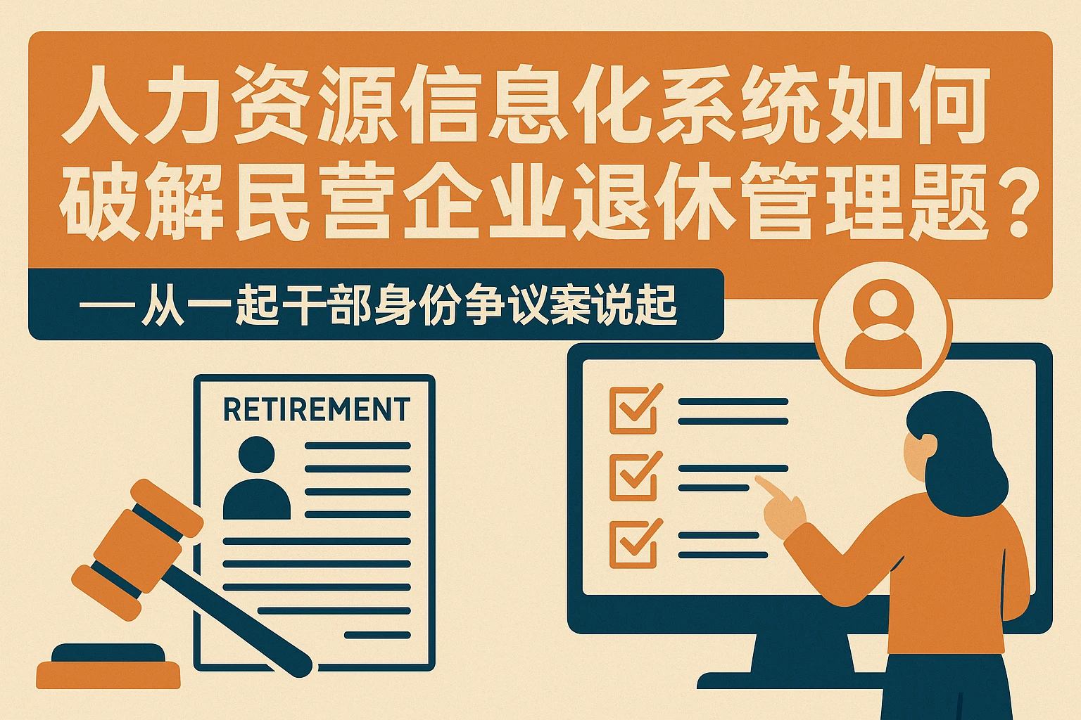 人力资源信息化系统如何破解民营企业退休管理难题?——从一起干部身份争议案说起