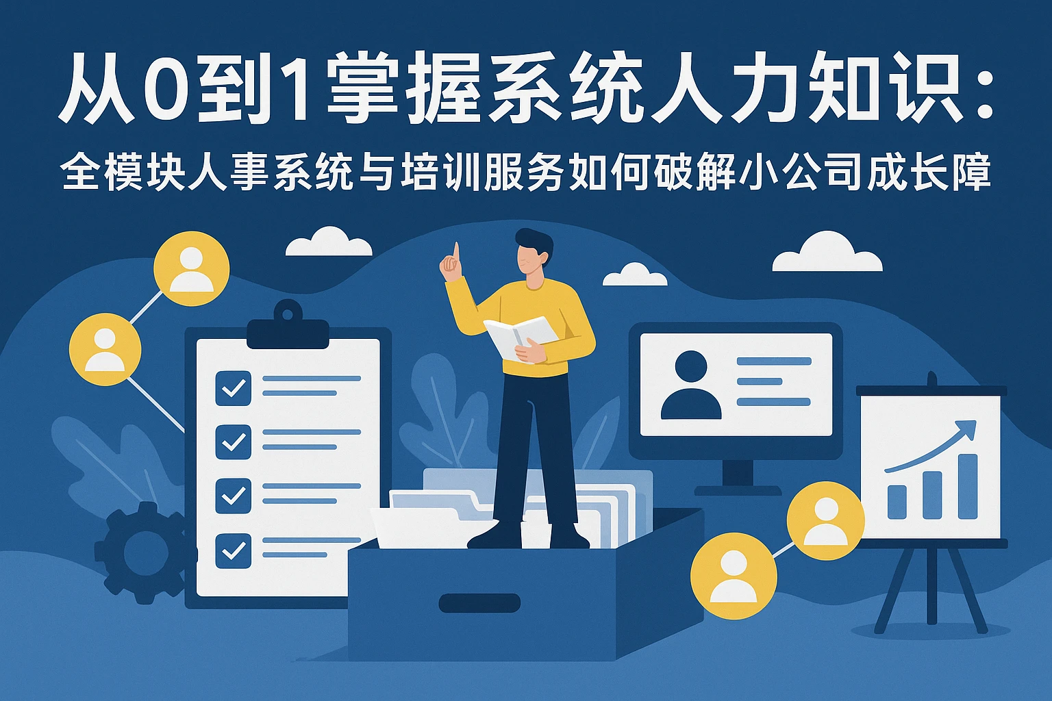 从0到1掌握系统人力知识：全模块人事系统与培训服务如何破解小公司成长困境