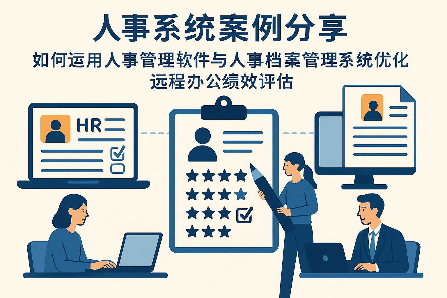 人事系统案例分享：如何运用人事管理软件与人事档案管理系统优化远程办公绩效评估