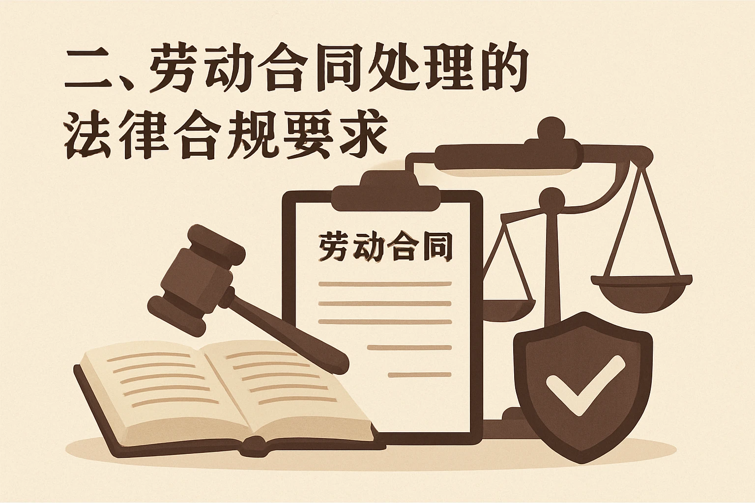 二、劳动合同处理的法律合规要求