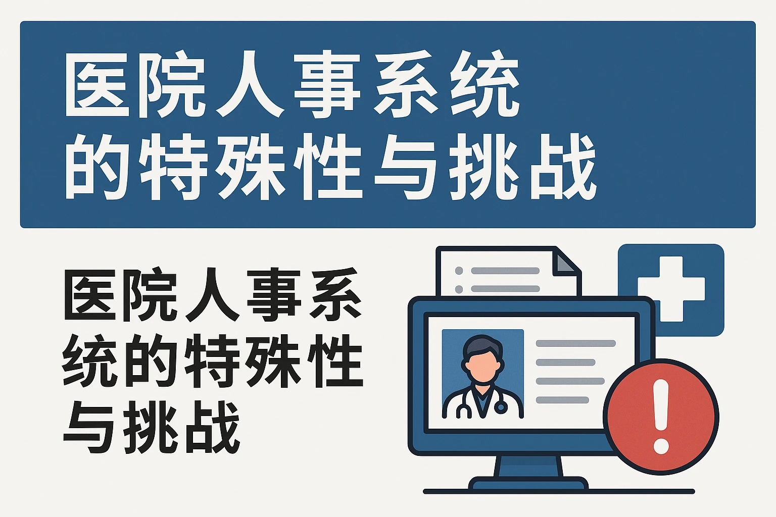 医院人事系统的特殊性与挑战
