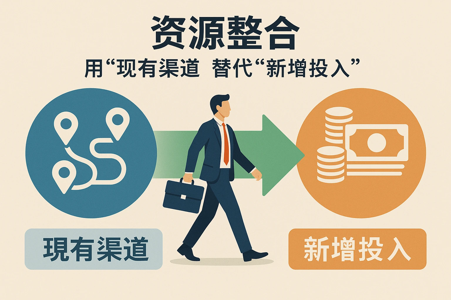 2. 资源整合：用“现有渠道”替代“新增投入”