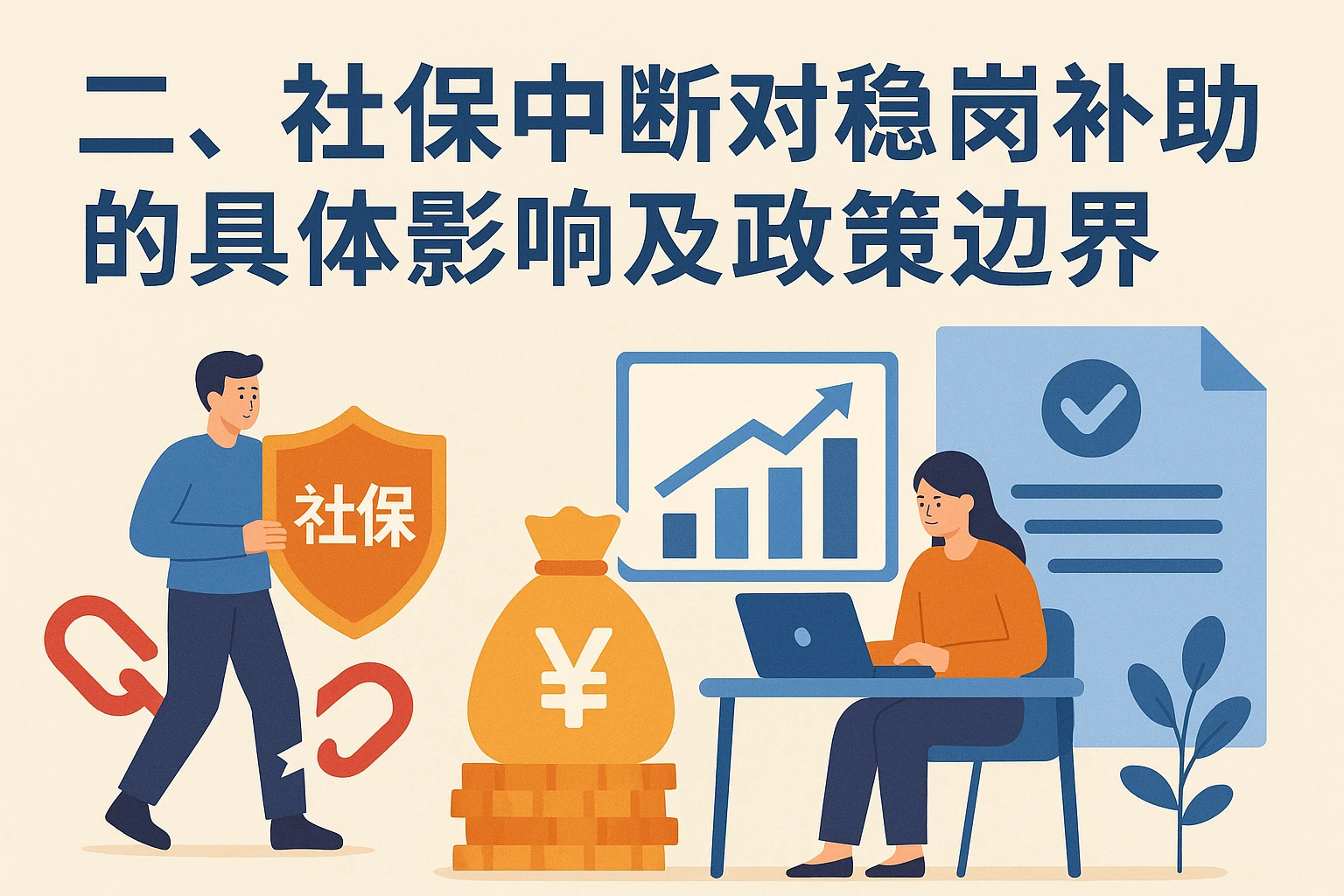 二、社保中断对稳岗补助的具体影响及政策边界