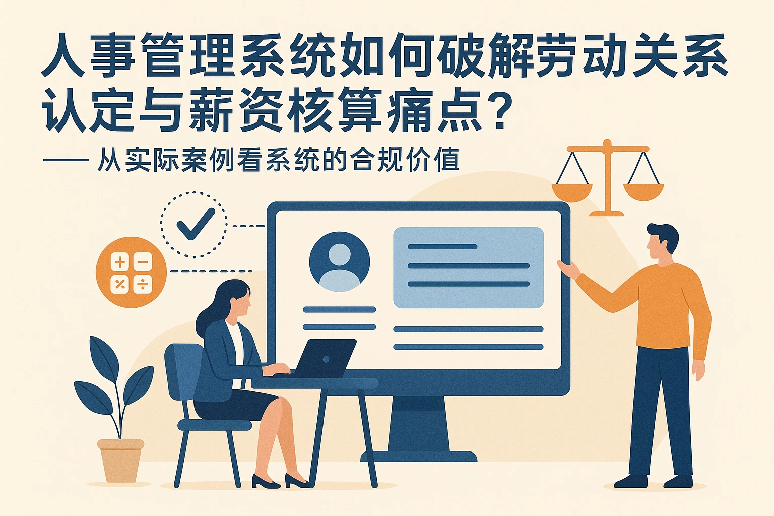 人事管理系统如何破解劳动关系认定与薪资核算痛点？——从实际案例看系统的合规价值