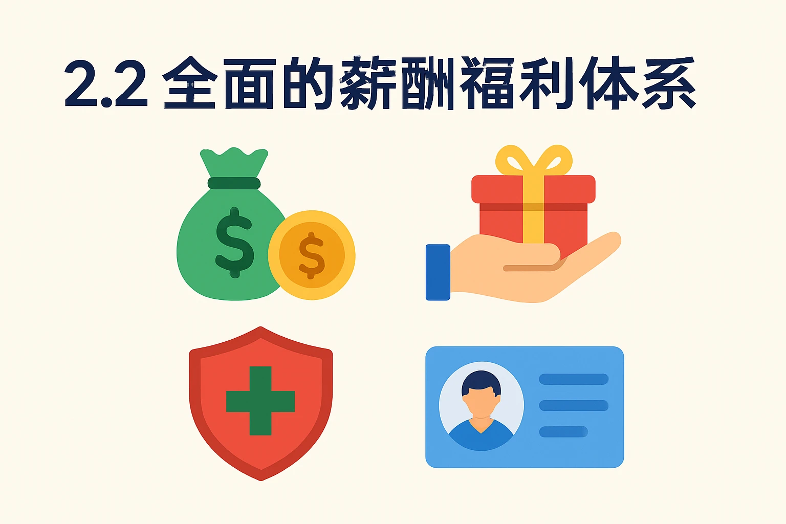 2.2 全面的薪酬福利体系