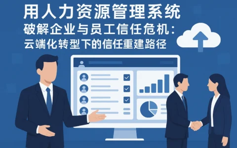用人力资源管理系统破解企业与员工信任危机：云端化转型下的信任重建路径