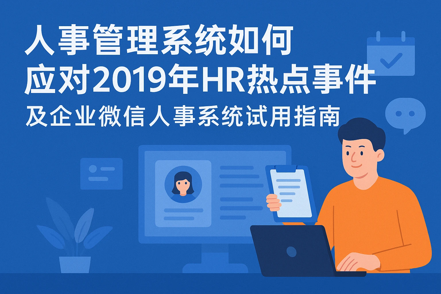 人事管理系统如何应对2019年HR热点事件及企业微信人事系统试用指南