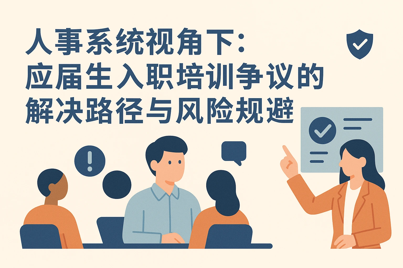 人事系统视角下：应届生入职培训争议的解决路径与风险规避