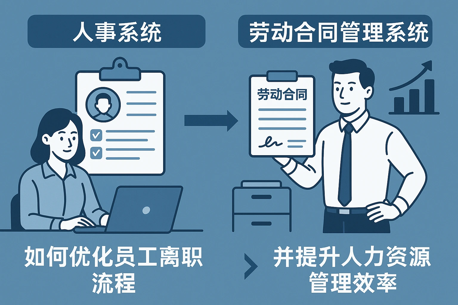 人事系统与劳动合同管理系统：如何优化员工离职流程并提升人力资源管理效率
