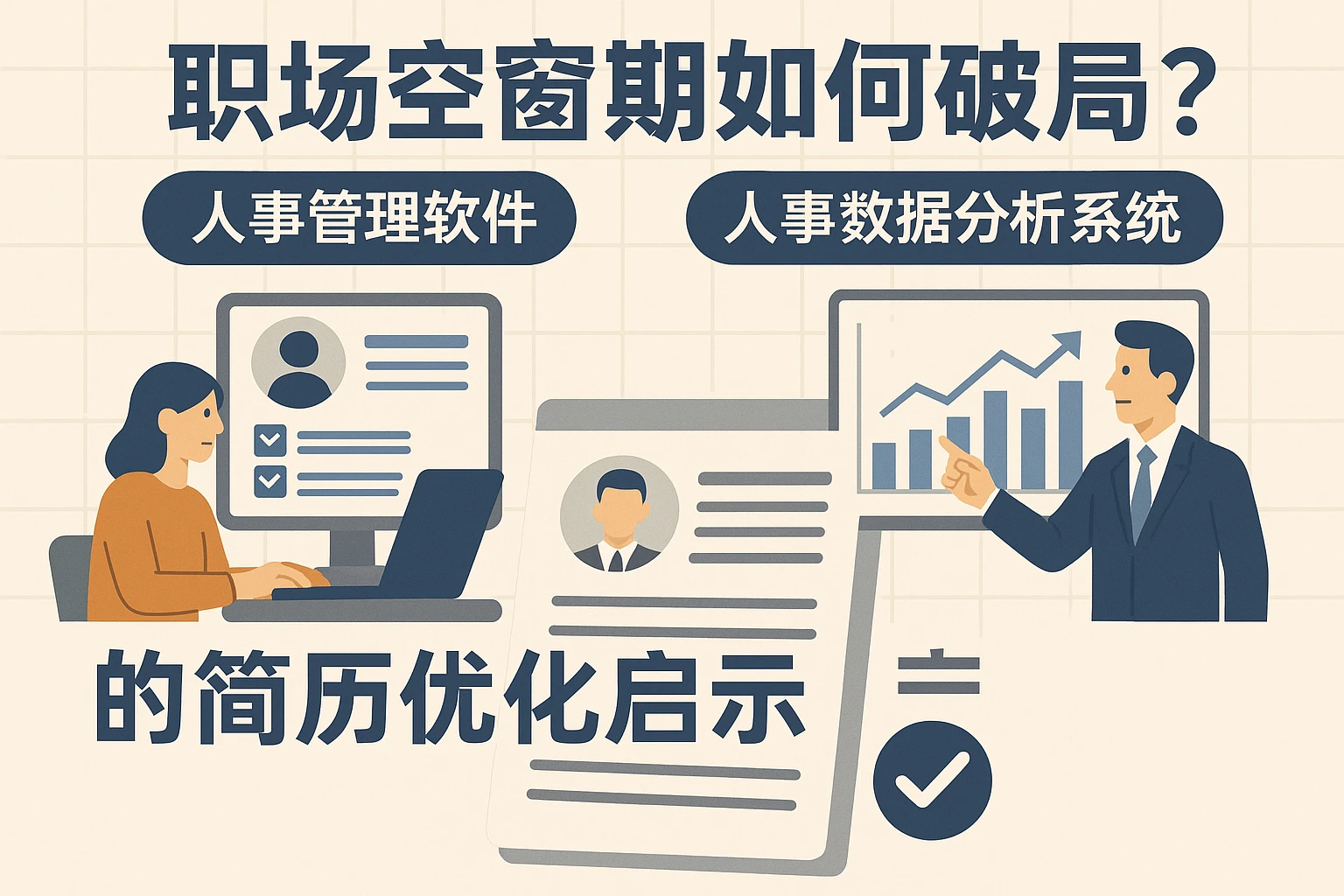 职场空窗期如何破局?人事管理软件、人事数据分析系统的简历优化启示