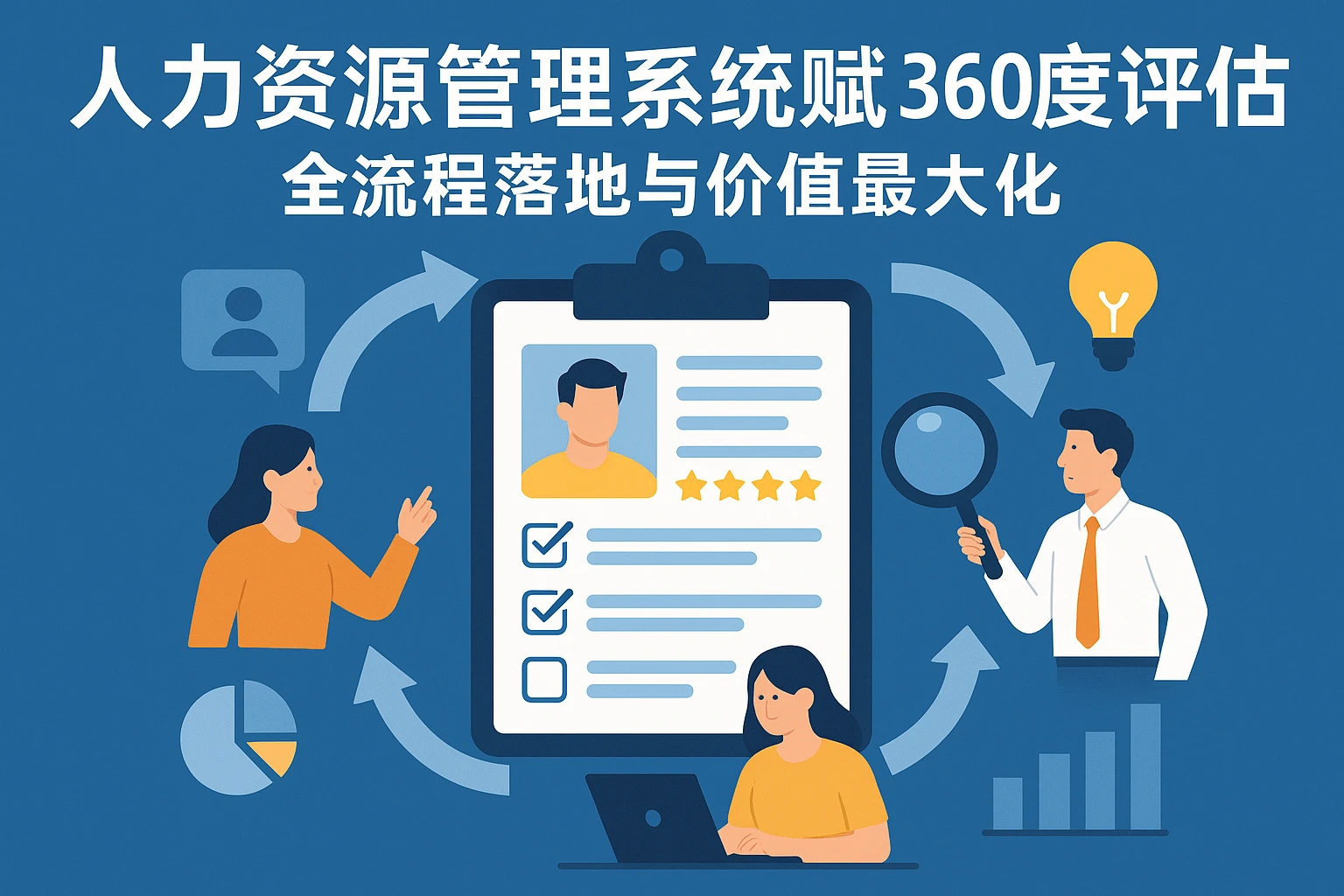 人力资源管理系统赋能360度评估:全流程落地与价值最大化