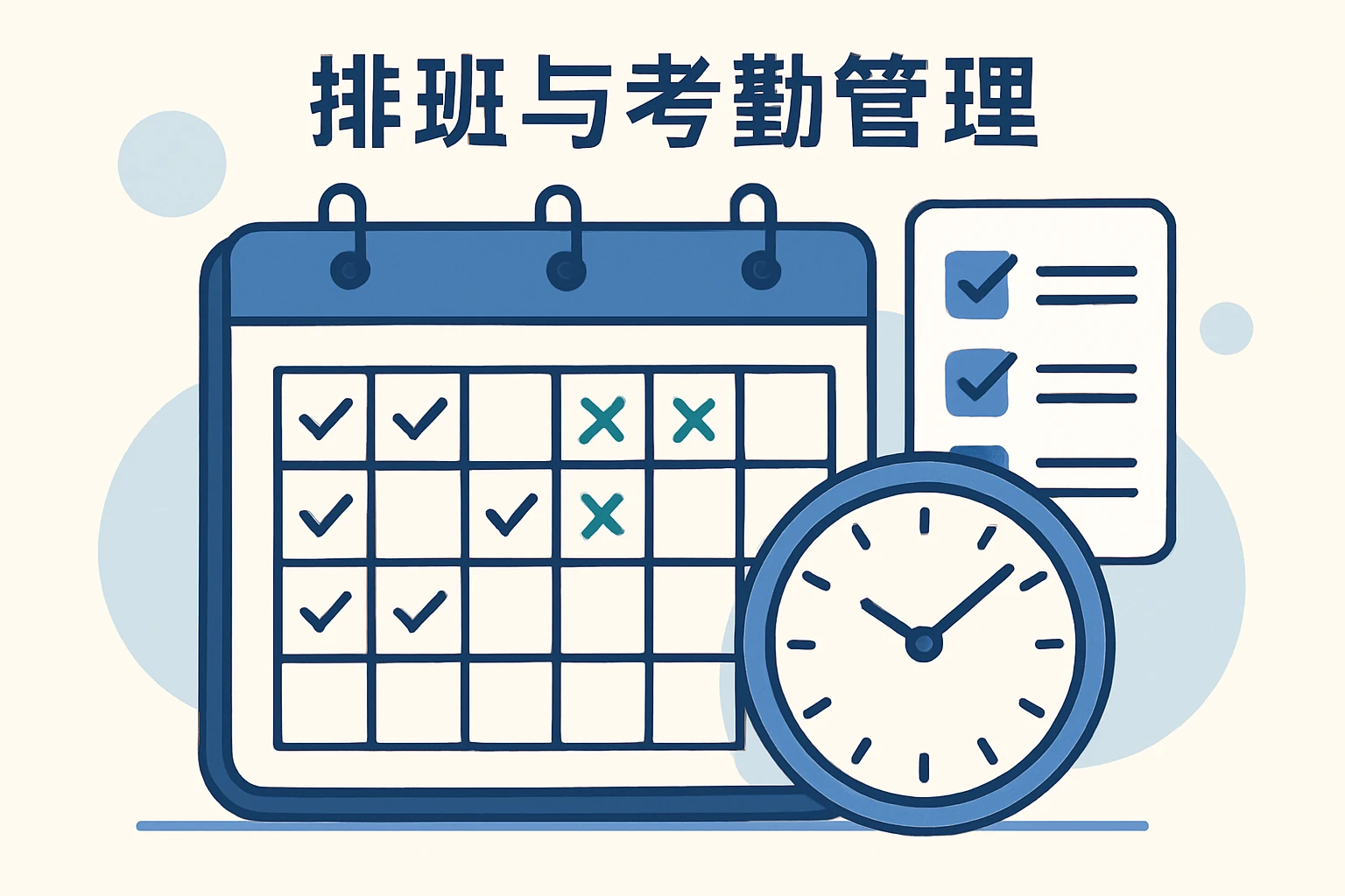 排班与考勤管理