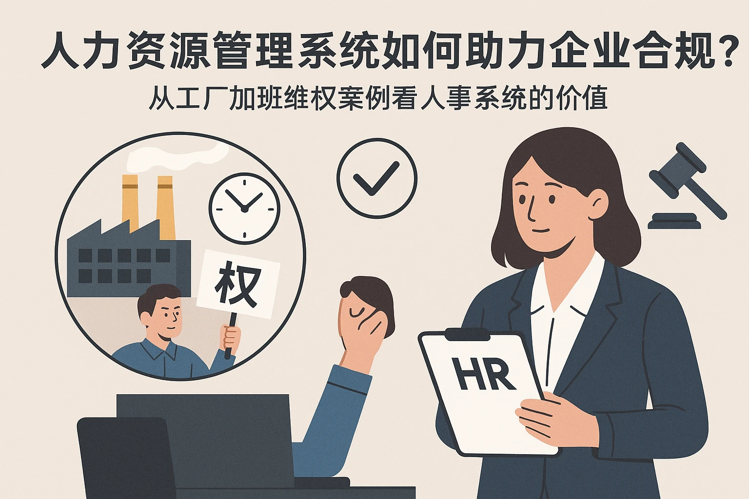 人力资源管理系统如何助力企业合规？从工厂加班维权案例看人事系统的价值