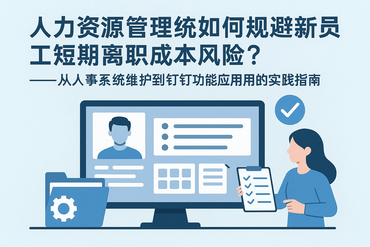 人力资源管理系统如何规避新员工短期离职成本风险？——从人事系统维护到钉钉功能应用的实践指南