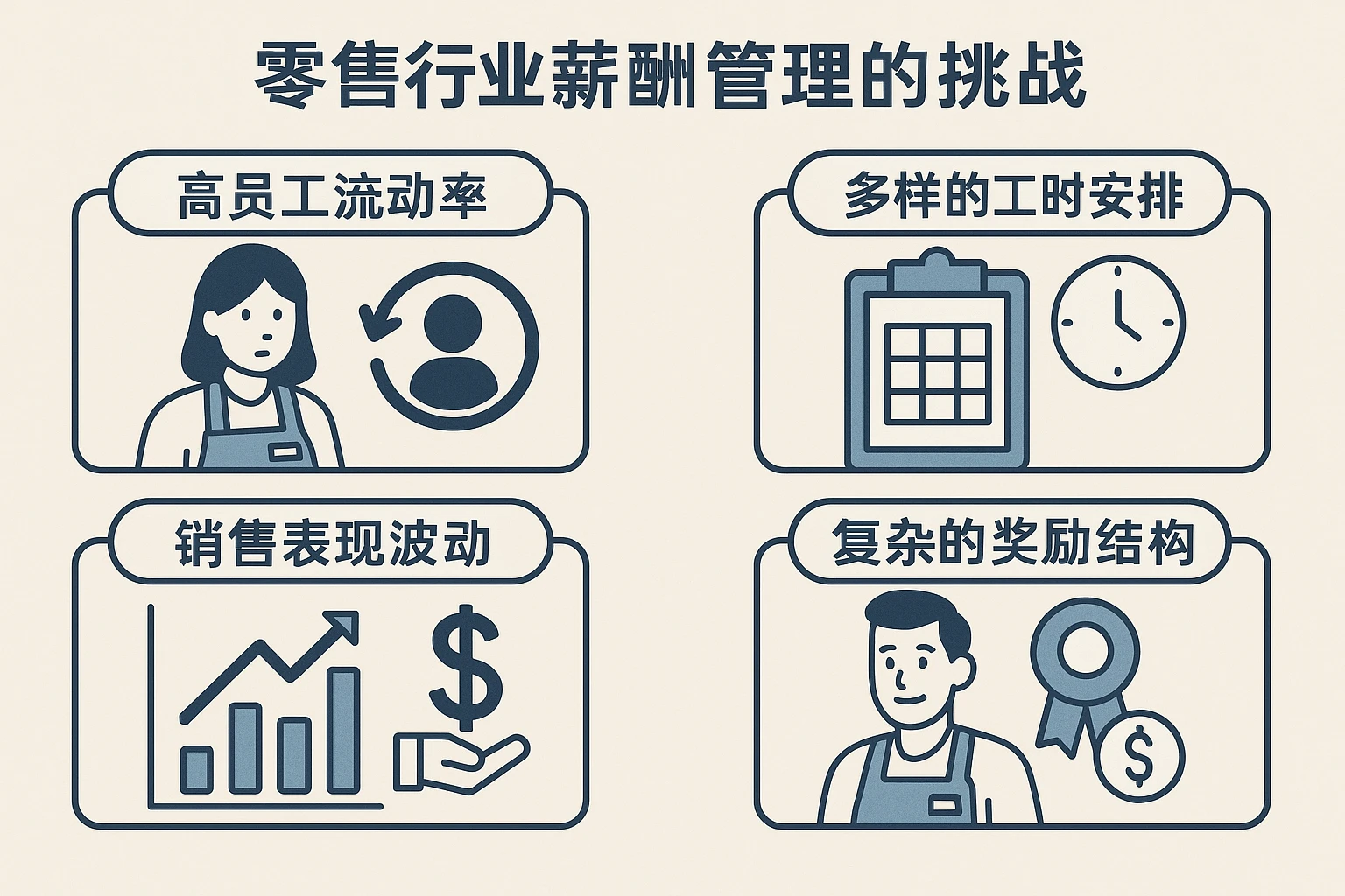 零售行业薪酬管理的特殊挑战