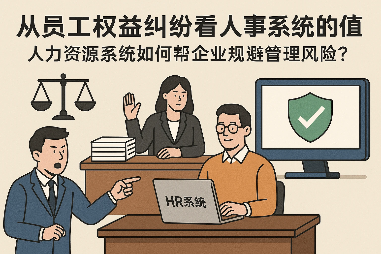 从员工权益纠纷看人事系统的价值:人力资源系统如何帮企业规避管理风险?