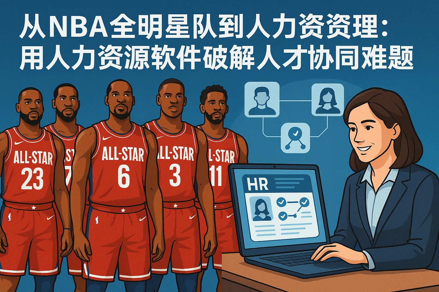 从NBA全明星队到人力资源管理：用人力资源软件破解人才协同难题
