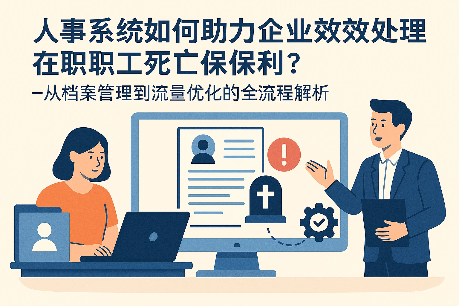 人事系统如何助力企业高效处理在职职工死亡社保福利?——从档案管理到流程优化的全流程解析