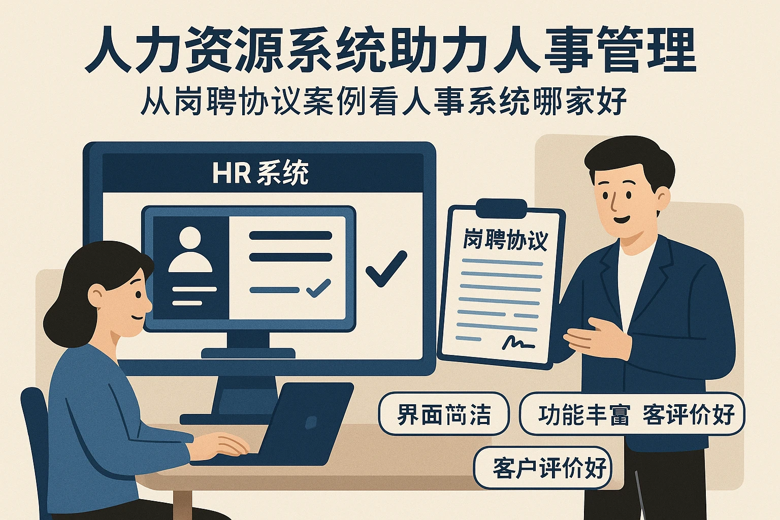 人力资源系统助力人事管理：从岗聘协议案例看人事系统哪家好