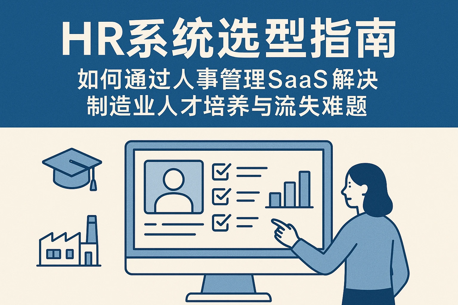 HR系统选型指南：如何通过人事管理SaaS解决制造业人才培养与流失难题