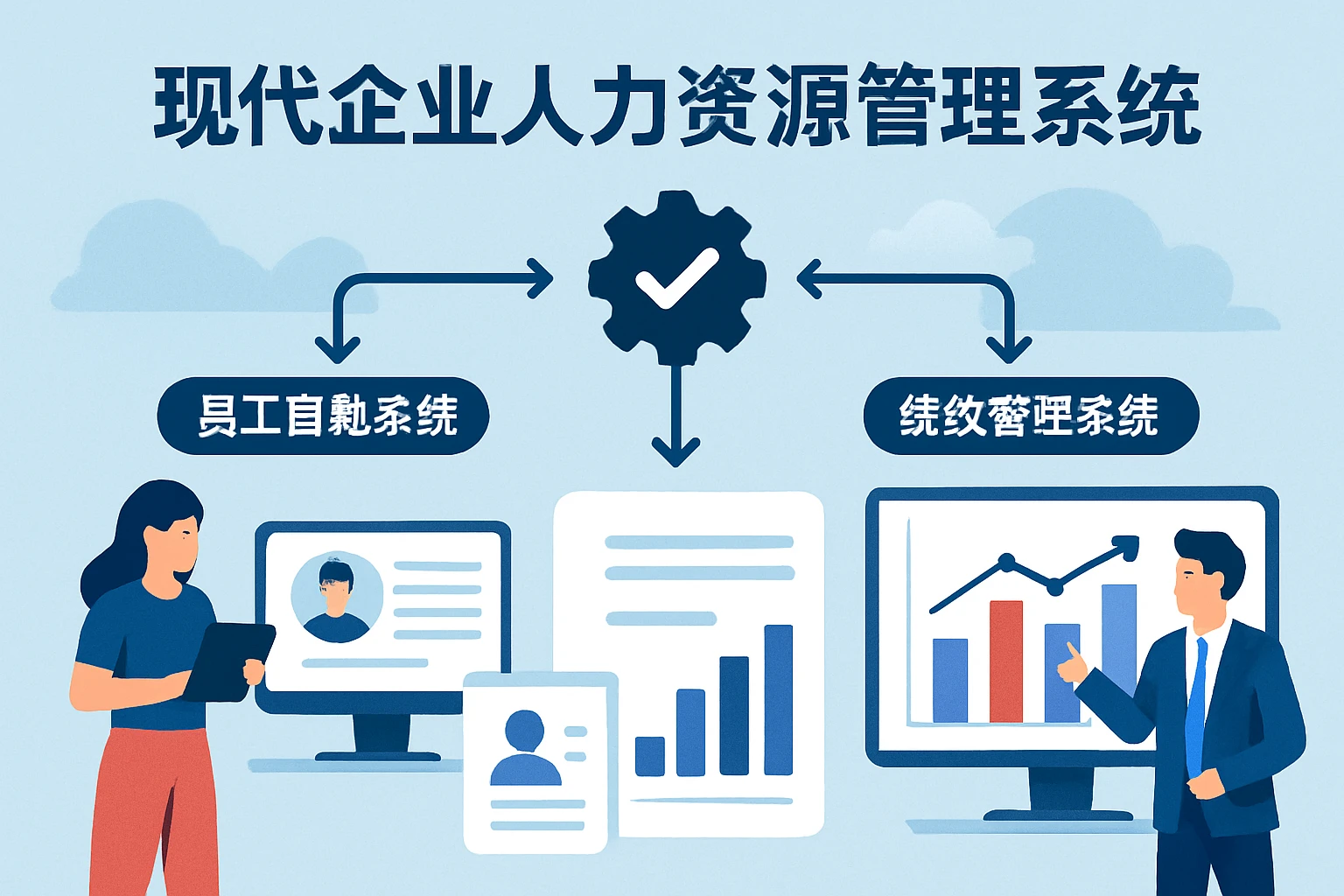 现代企业人力资源管理系统、员工自助系统与绩效管理系统的整合应用
