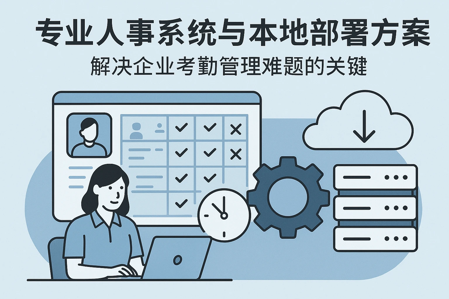 专业人事系统与本地部署方案:解决企业考勤管理难题的关键
