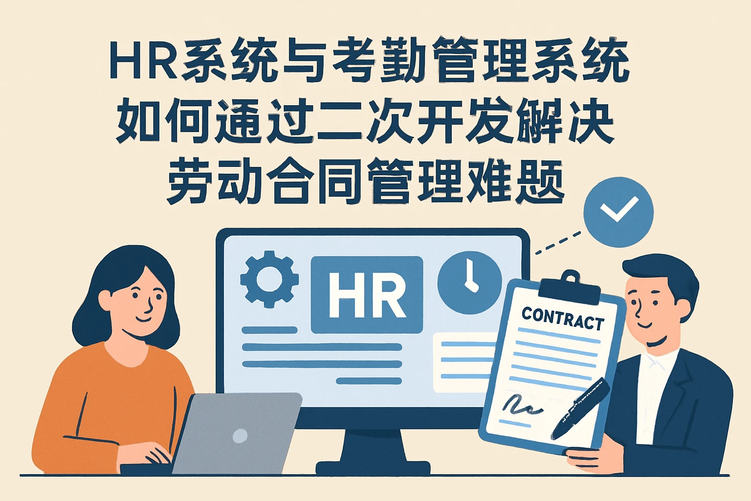 HR系统与考勤管理系统如何通过二次开发解决劳动合同管理难题