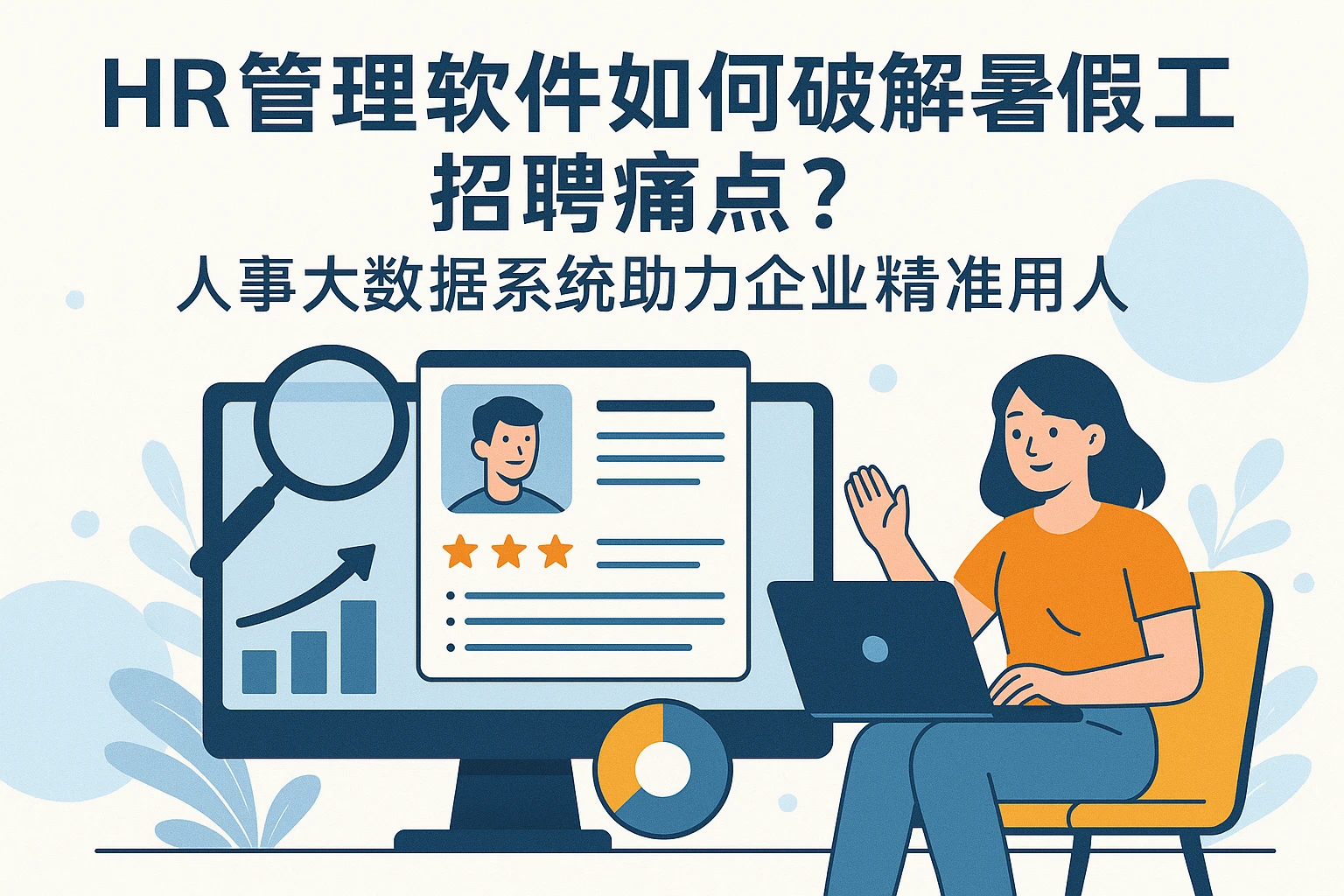 HR管理软件如何破解暑假工招聘痛点？人事大数据系统助力企业精准用人