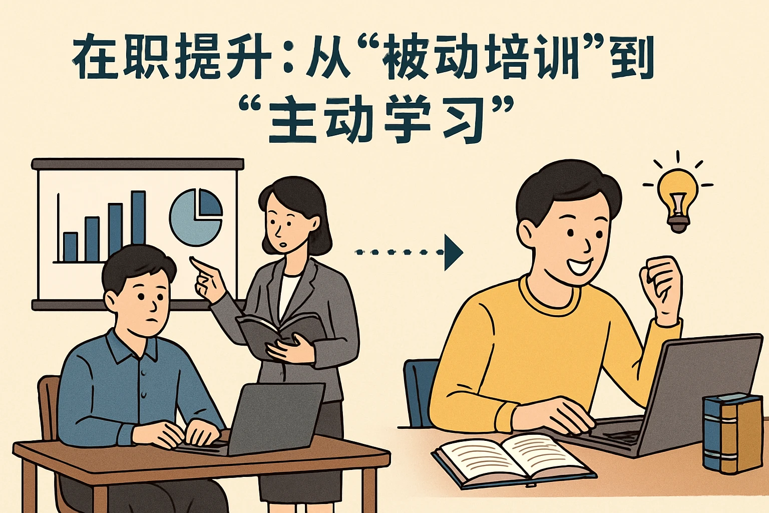 2. 在职提升：从“被动培训”到“主动学习”