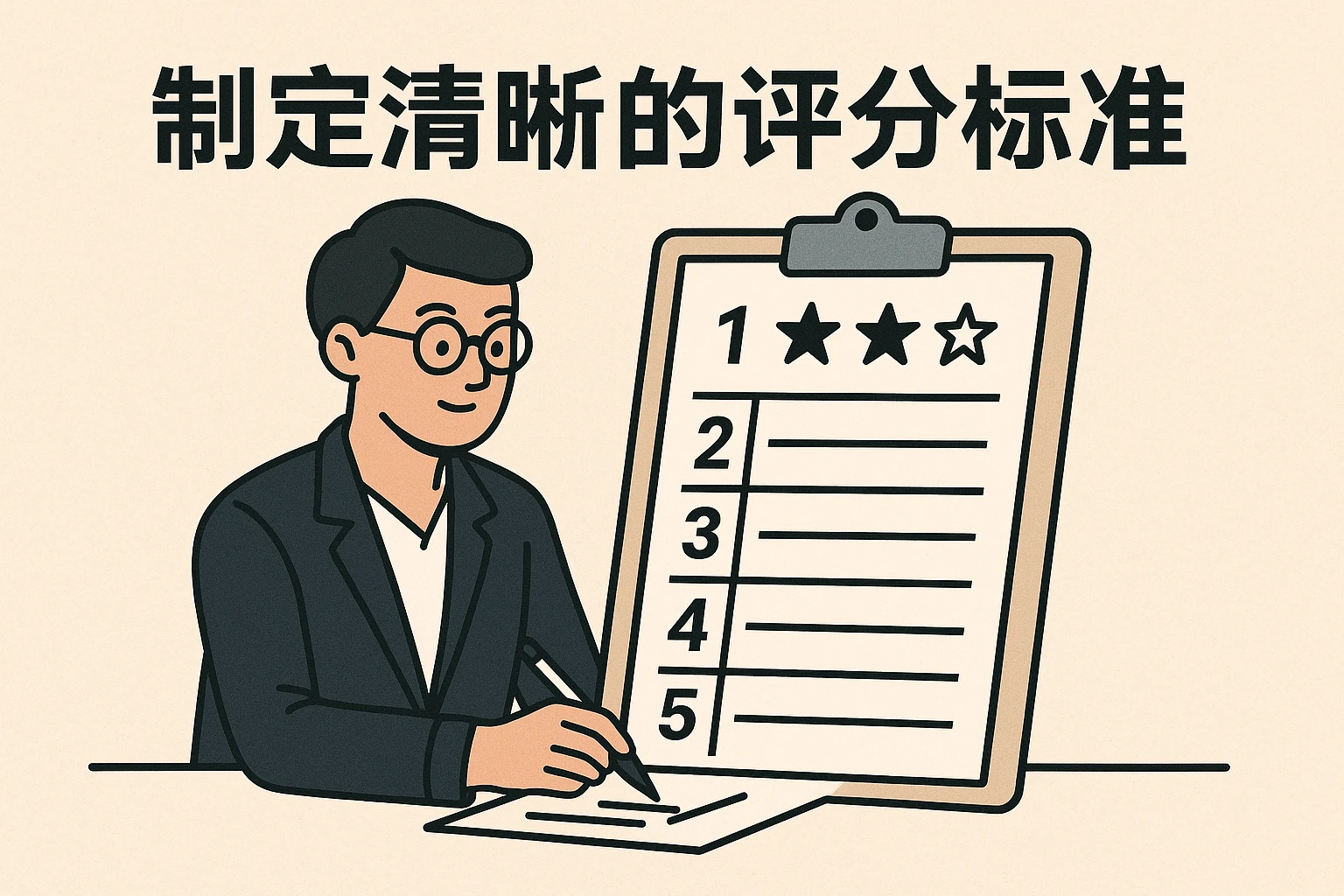 制定清晰的评分标准