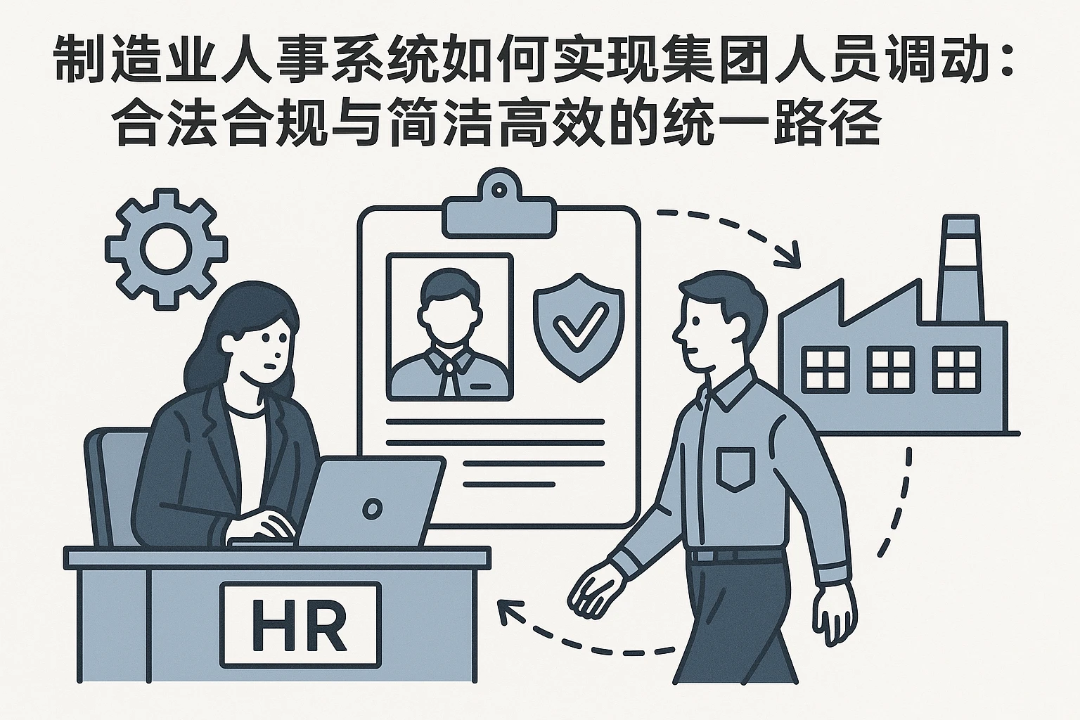 制造业人事系统如何实现集团人员调动:合法合规与简洁高效的统一路径