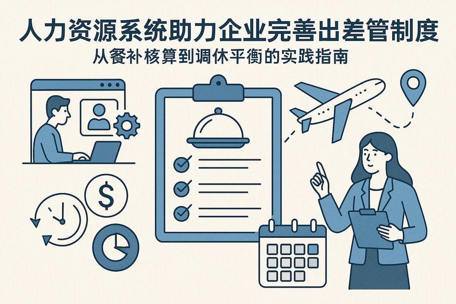 人力资源系统助力企业完善出差管理制度：从餐补核算到调休平衡的实践指南