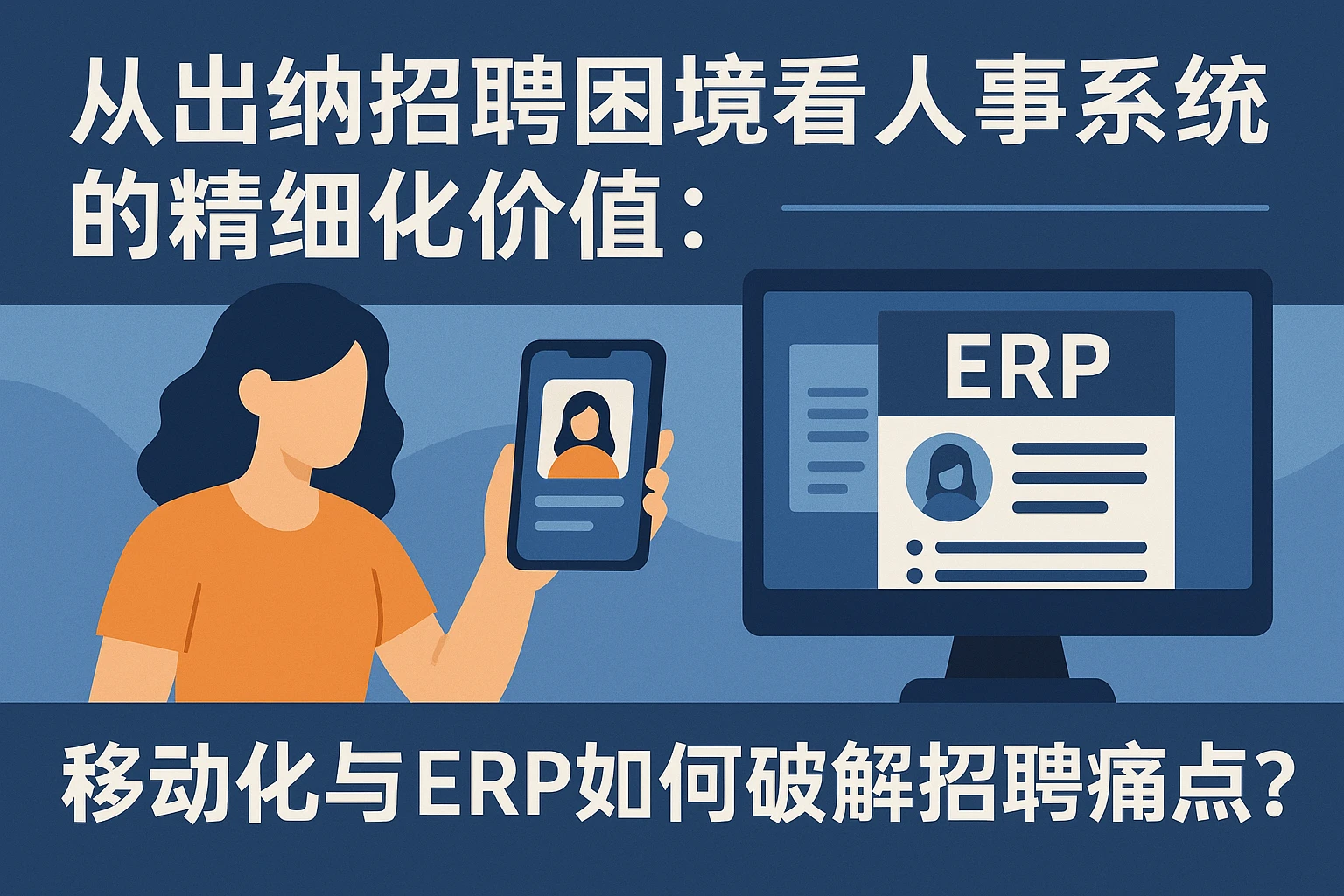 从出纳招聘困境看人事系统的精细化价值：移动化与ERP如何破解招聘痛点？