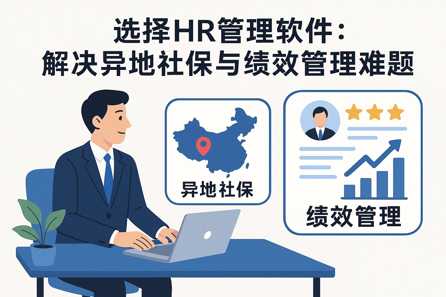 选择HR管理软件:解决异地社保与绩效管理难题