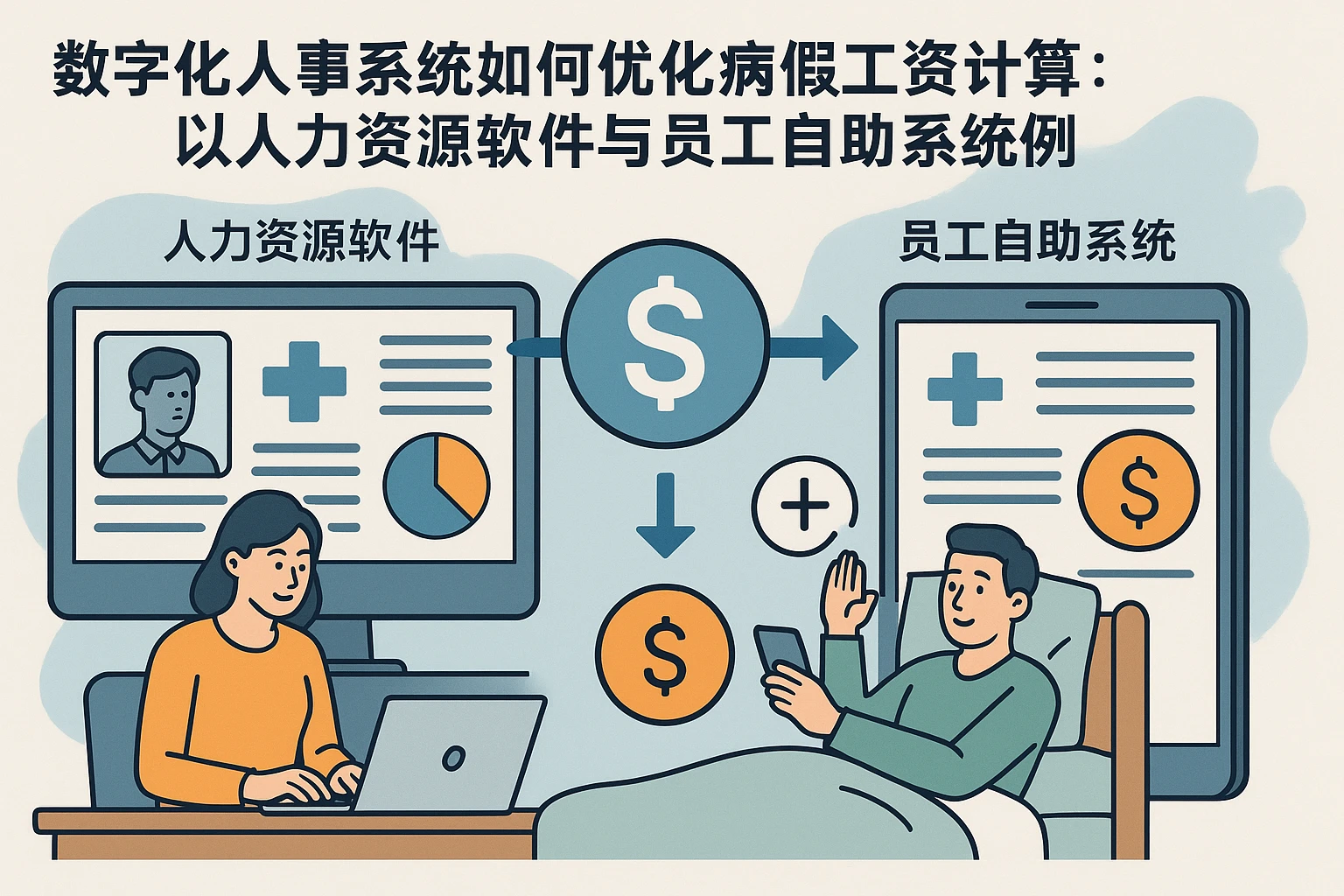 数字化人事系统如何优化病假工资计算:以人力资源软件与员工自助系统为例