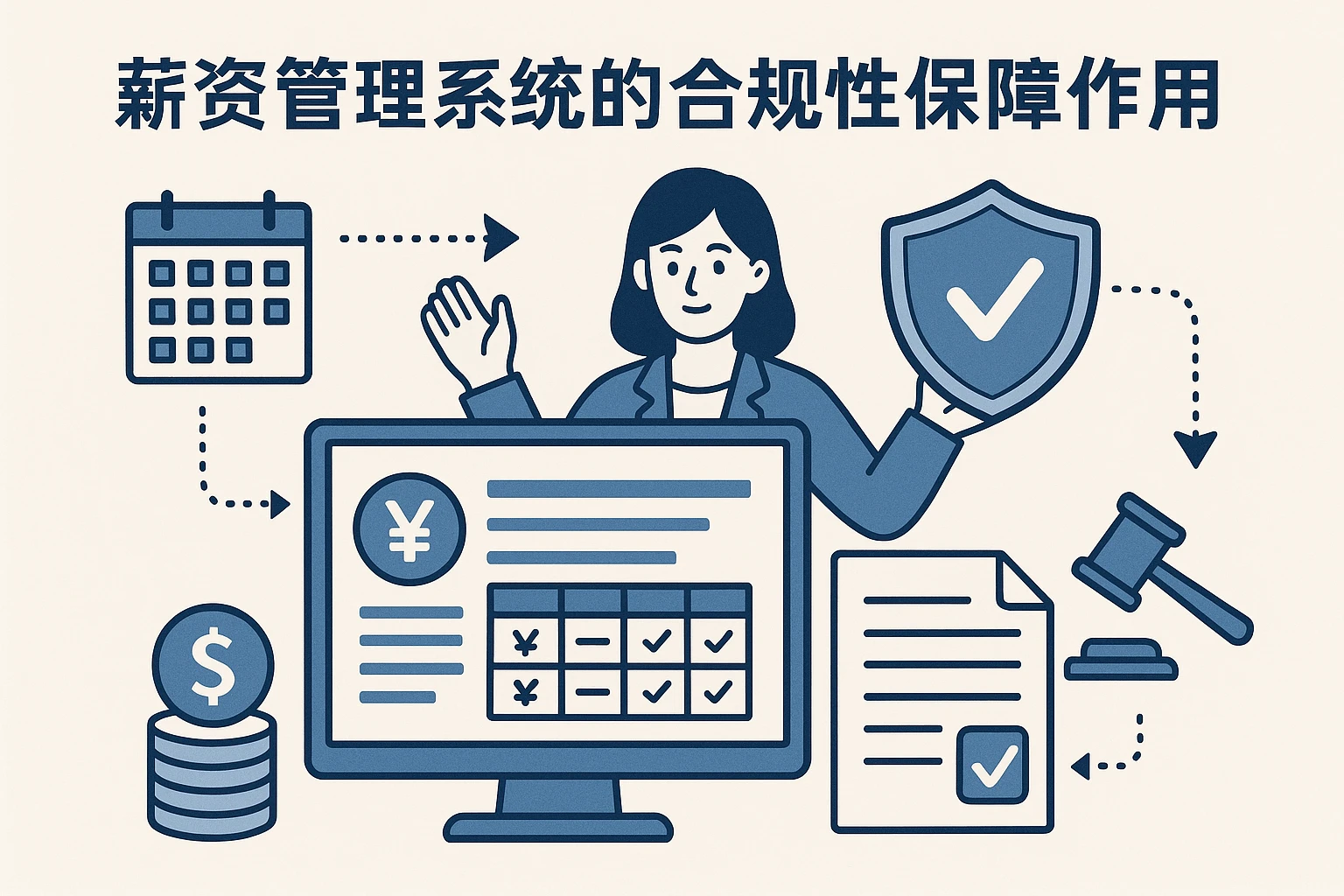 薪资管理系统的合规性保障作用
