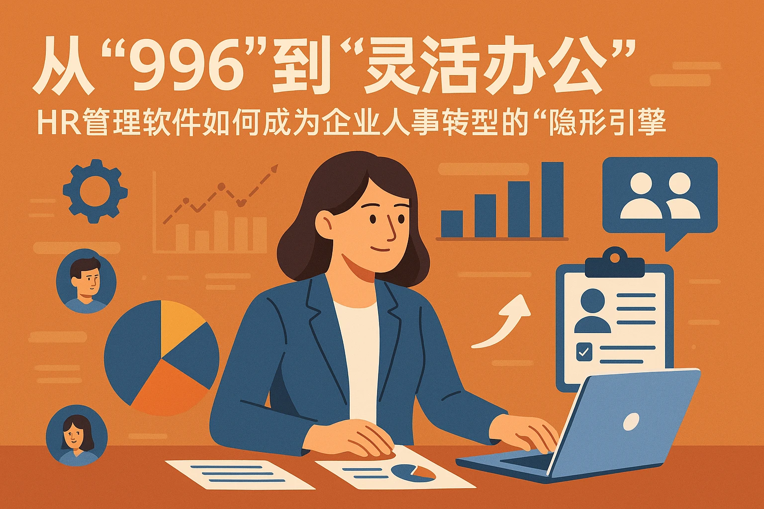 从“996”到“灵活办公”：HR管理软件如何成为企业人事转型的“隐形引擎”