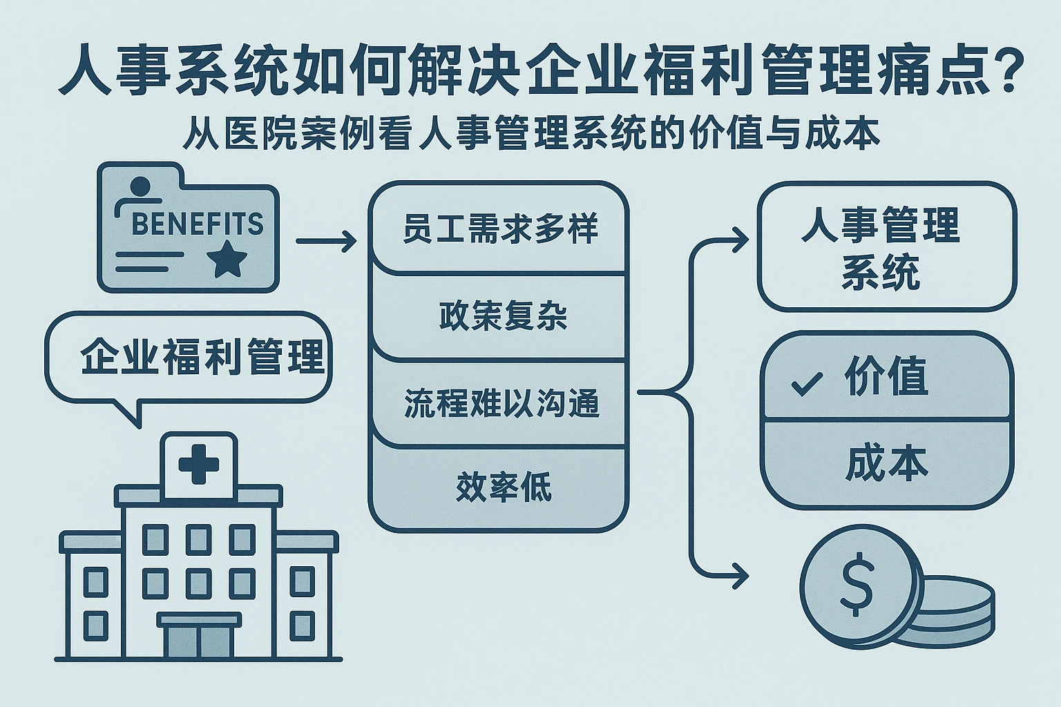人事系统如何解决企业福利管理痛点？从医院案例看人事管理系统的价值与成本