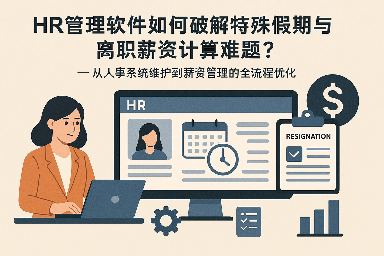 HR管理软件如何破解特殊假期与离职薪资计算难题？——从人事系统维护到薪资管理的全流程优化