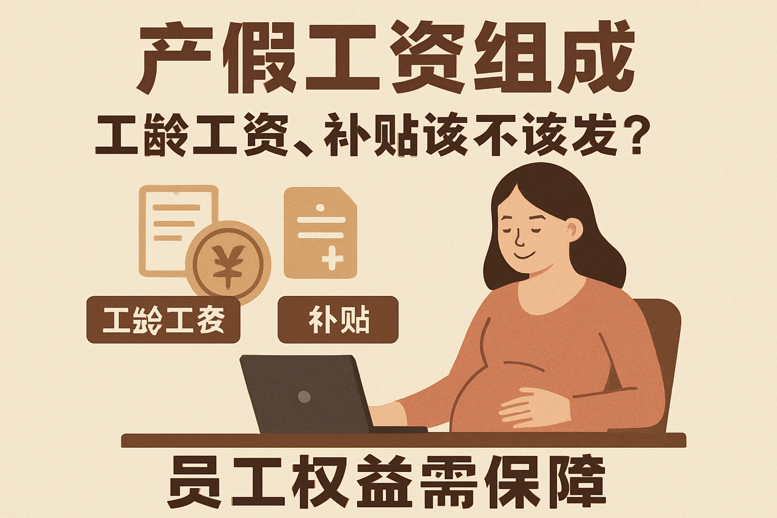 1.2 产假工资组成:工龄工资、补贴该不该发?员工权益需保障