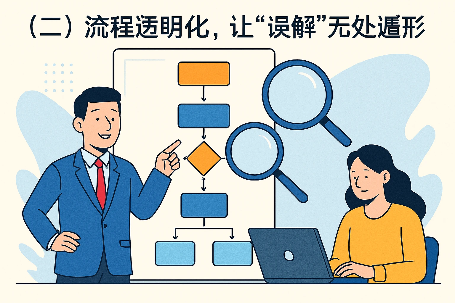 （二）流程透明化，让“误解”无处遁形