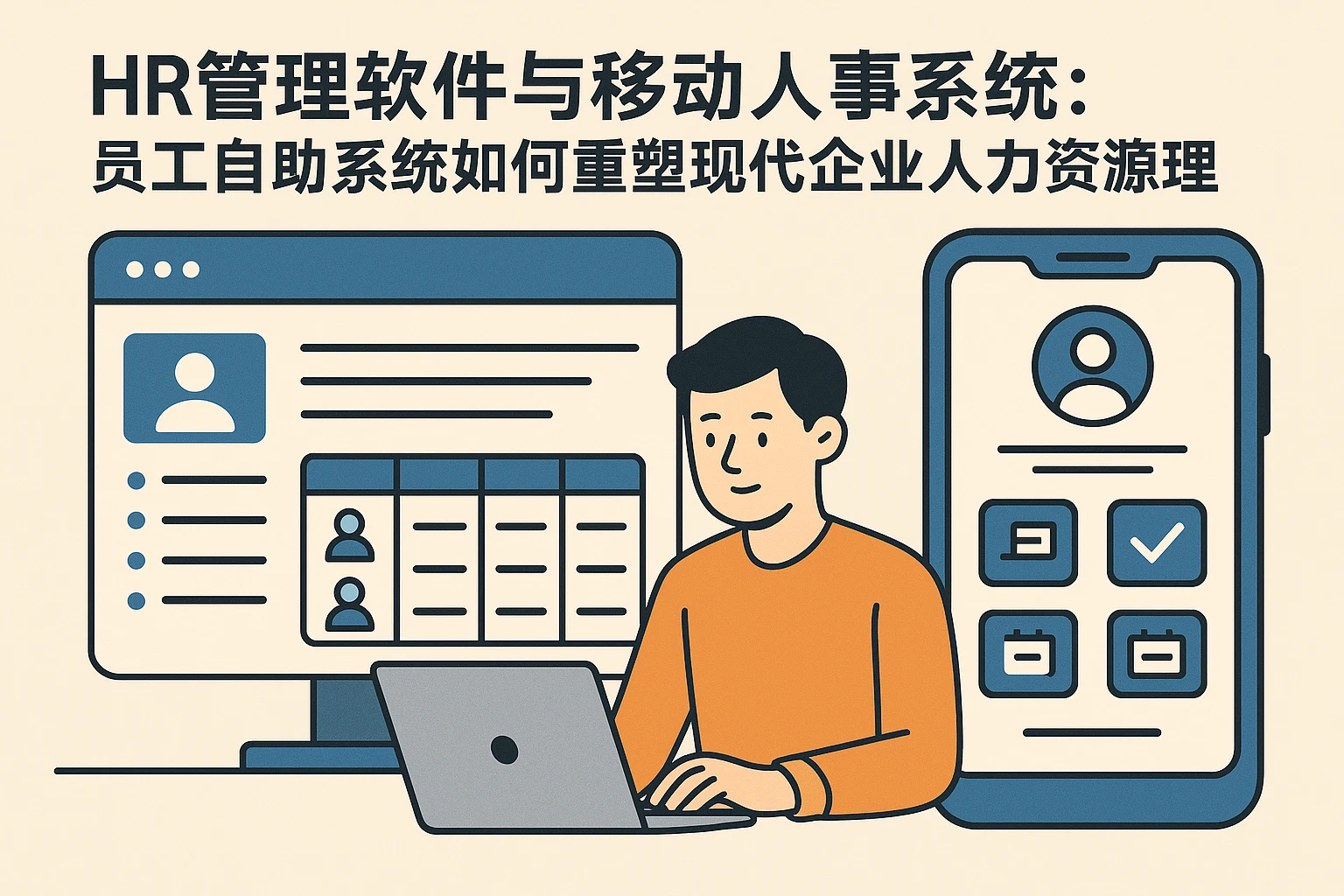 HR管理软件与移动人事系统：员工自助系统如何重塑现代企业人力资源管理