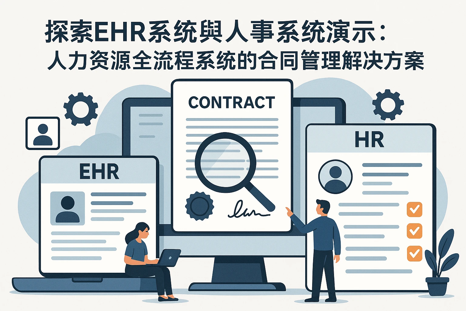 探索ehr系统与人事系统演示：人力资源全流程系统的合同管理解决方案