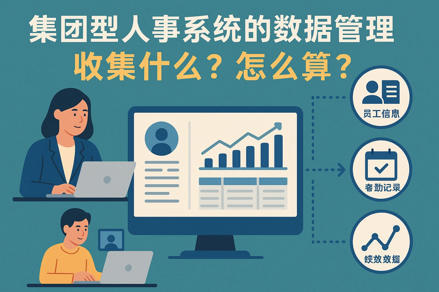 2. 集团型人事系统的数据管理：收集什么？怎么算？