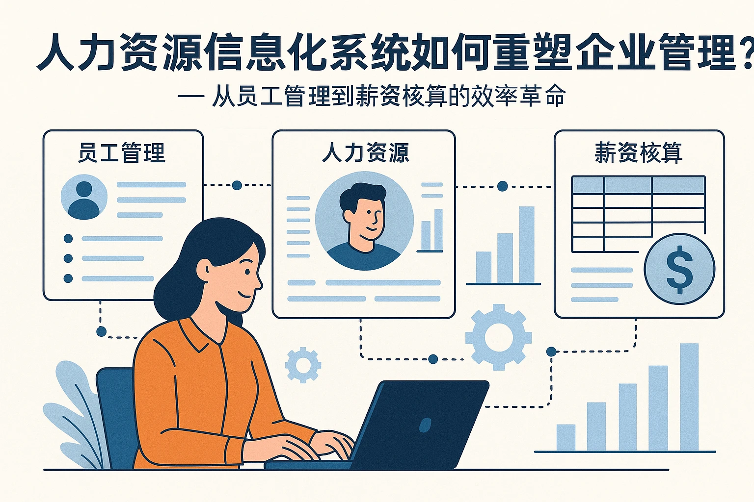 人力资源信息化系统如何重塑企业管理?——从员工管理到薪资核算的效率革命