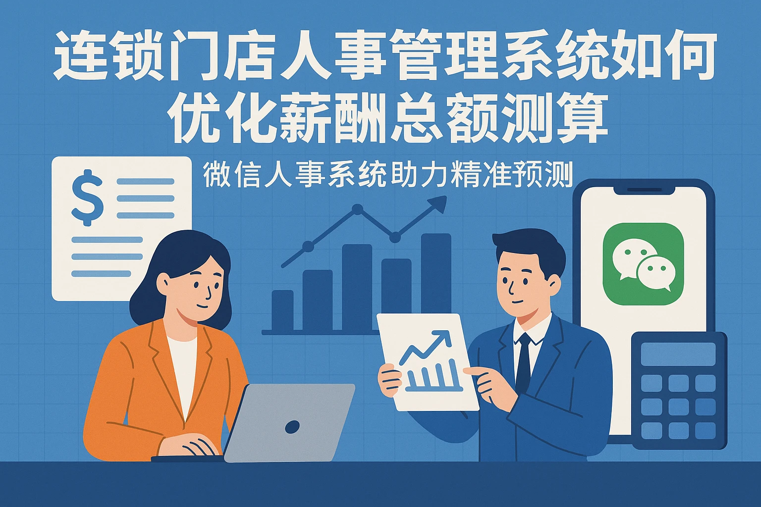 连锁门店人事管理系统如何优化薪酬总额测算,微信人事系统助力精准预测