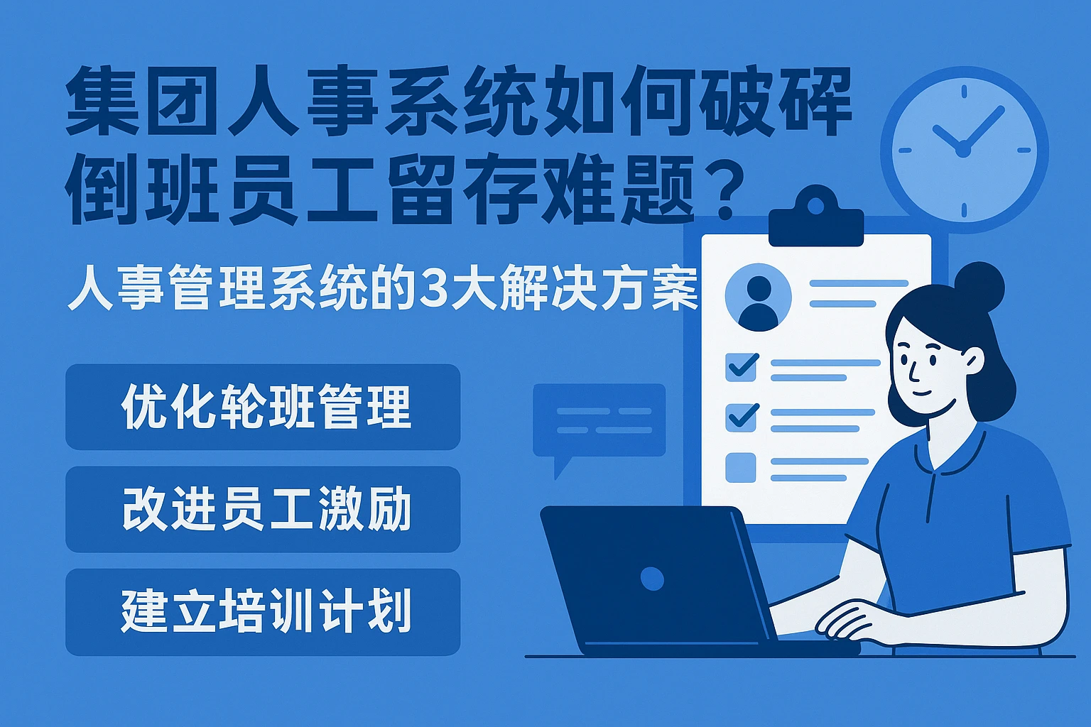 集团人事系统如何破解倒班员工留存难题？人事管理系统的3大解决方案