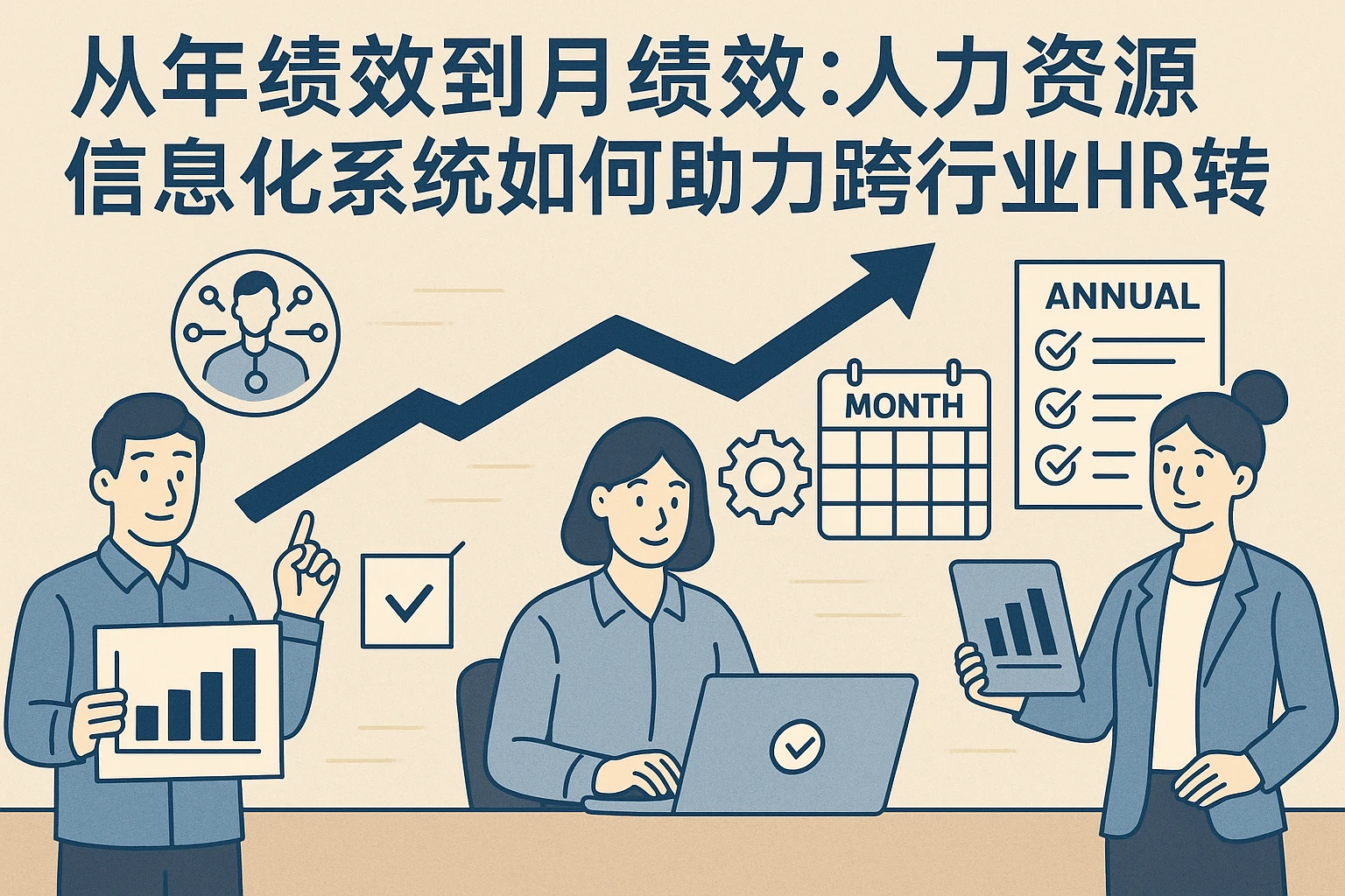 从年绩效到月绩效:人力资源信息化系统如何助力跨行业HR转型