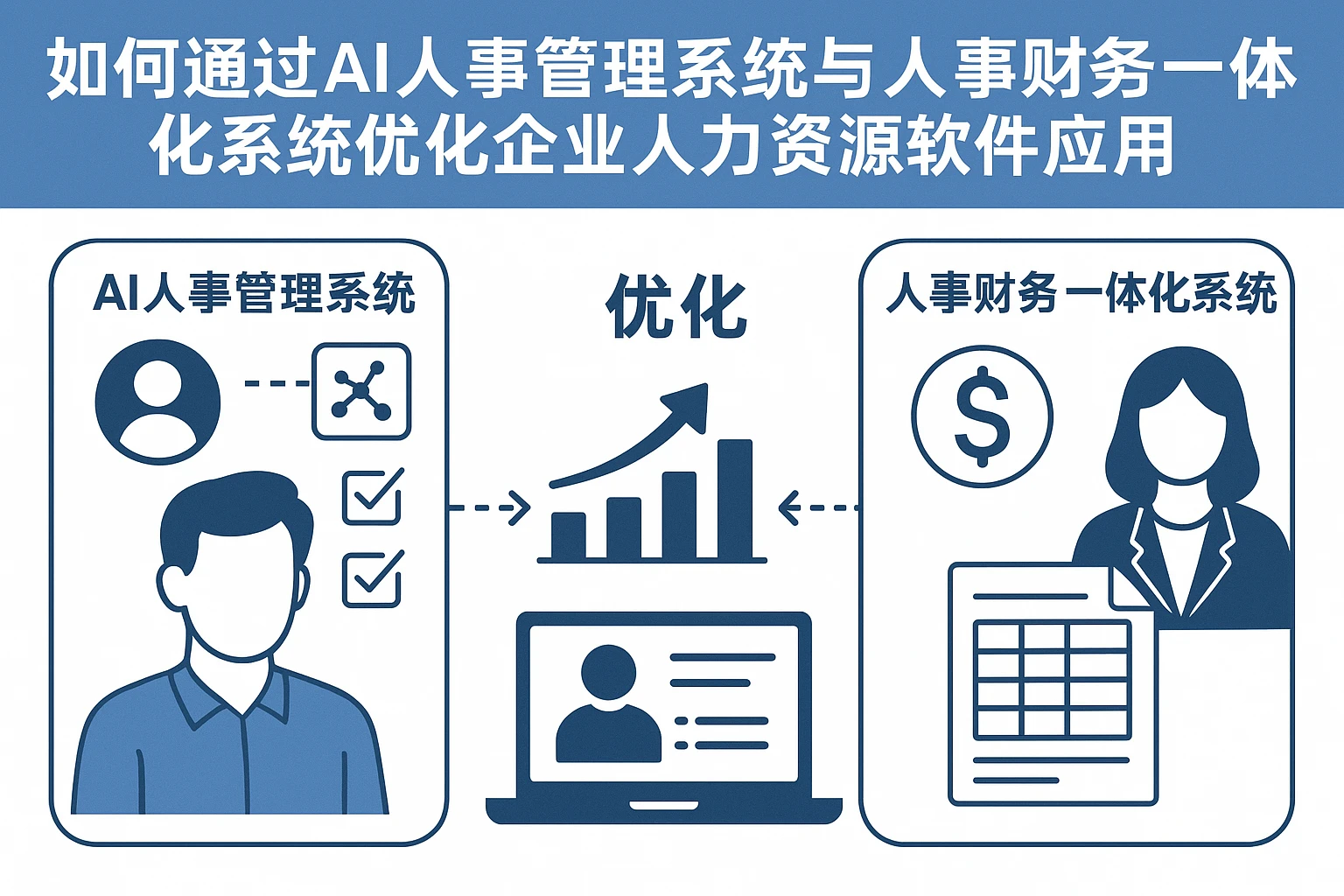 如何通过AI人事管理系统与人事财务一体化系统优化企业人力资源软件应用