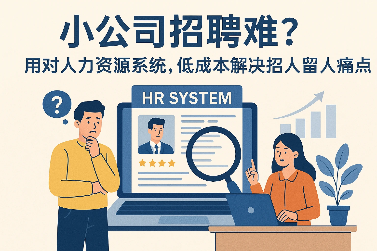 小公司招聘难？用对人力资源系统，低成本解决招人留人痛点